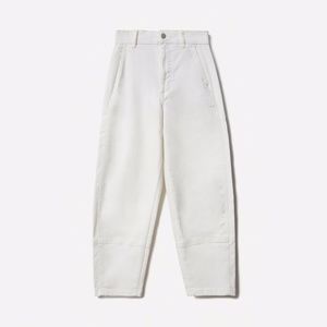 Everlane White Utility Barrel Pant Sz 4